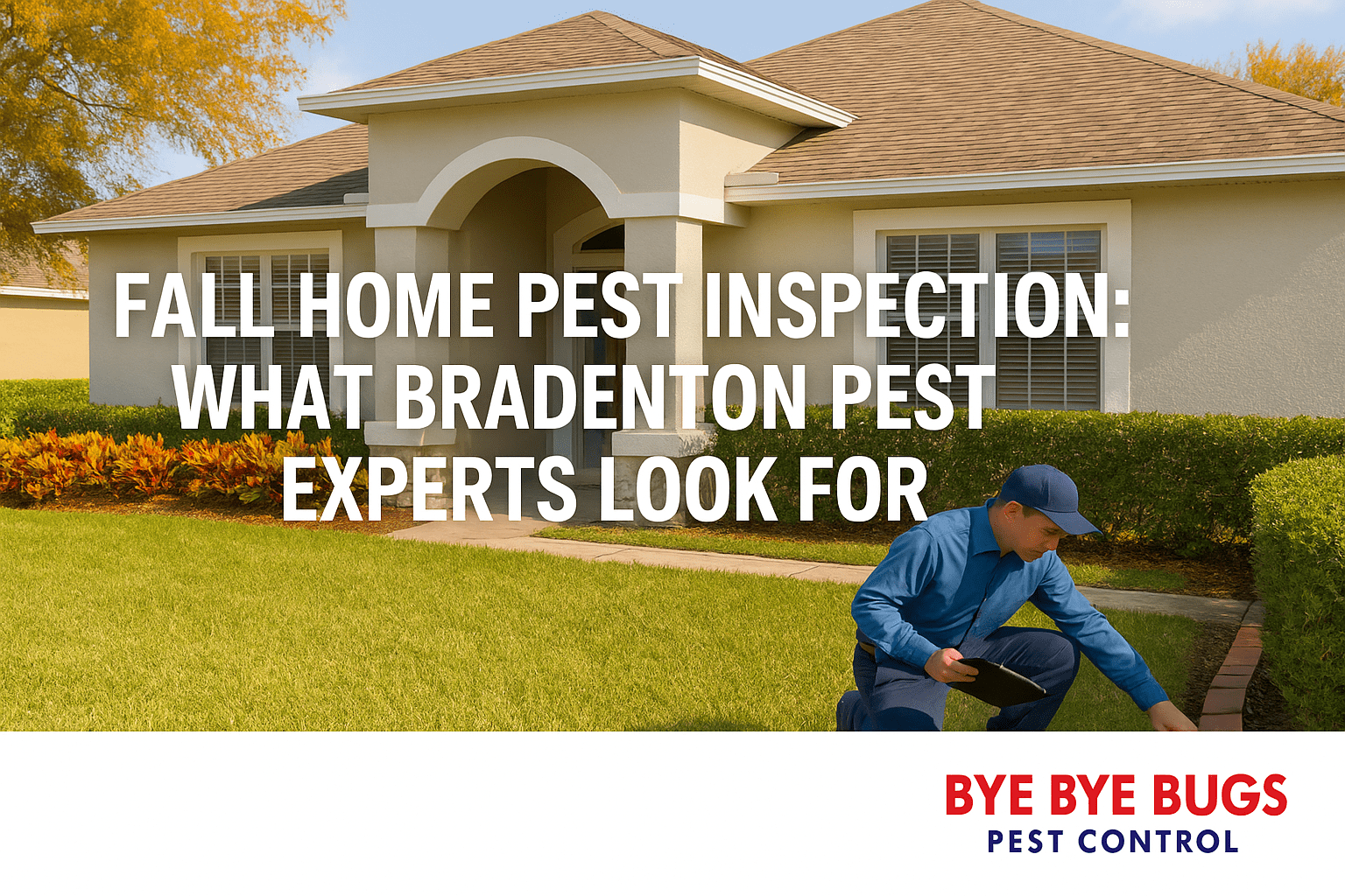 Fall Home Pest Inspection in Bradenton Fall Home Pest Inspection in Bradenton, FL: What Local Manatee County Experts Look For Bye Bye Bugs Pest Control Bradenton